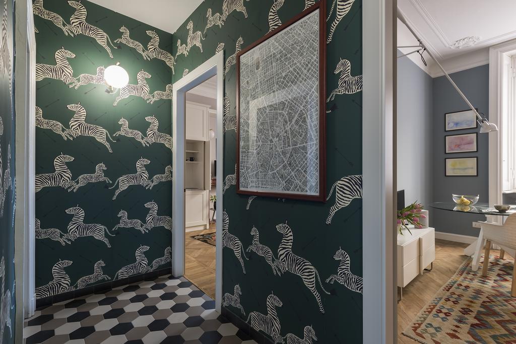 Zebra Rosso Apartment Milan Bagian luar foto